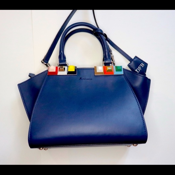 FENDI authentic 
Vitello Studded Mini 3Jours Tote - Picture 4 of 8